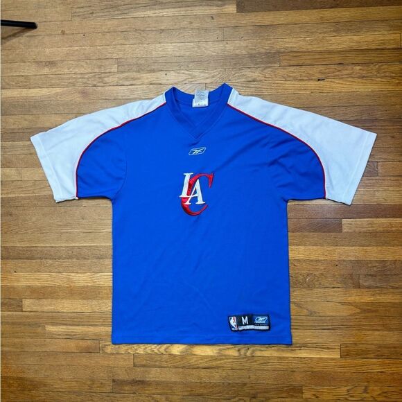 Vintage LA Clippers Warn Up Shooting Jersey Shirt - Picture 1 of 8